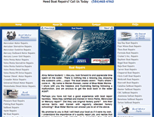 Tablet Screenshot of blue-water-marine.com
